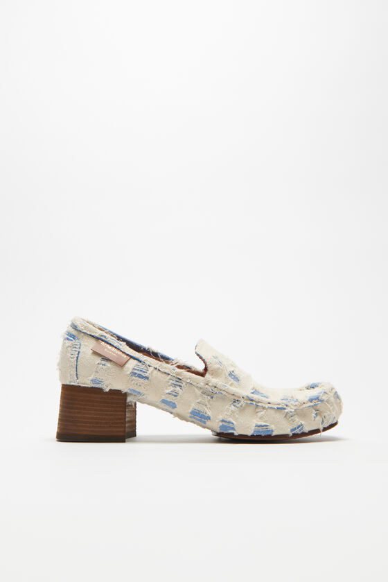 (image for) Generous Distressed eather heel loafers